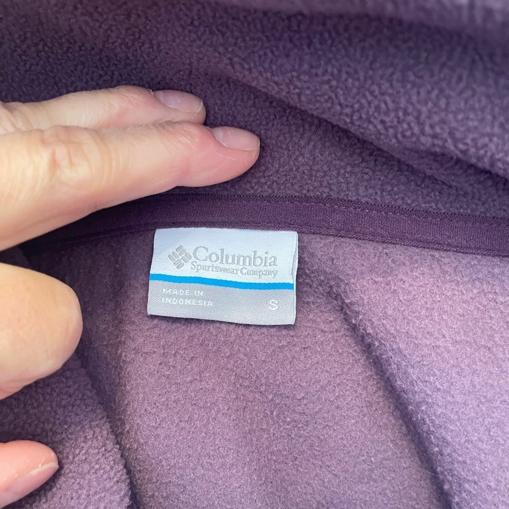 Columbia | Mauve Quilted Fleece Pullover - Picture 8 of 10